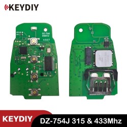 DZ-754J AUDI KEYDIY IMMO 5 ПЛАТКА ЗА СМАРТ КЛЮЧ 315MHZ 434MHZ