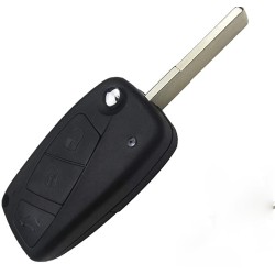 FIAT КОРПУС С  3 БУТОНА И БАТЕРИЯ ОТЗАД НА КЛЮЧА