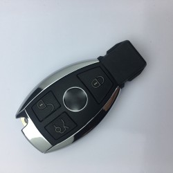 MERCEDES BE VVDI КЛЮЧ ХРОМИРАНА РИБКА СЪС ЗЕЛЕНА ПЛАТКА