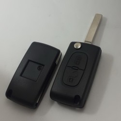 CITROEN КОРПУС ЗА СГЪВАЕМ КЛЮЧ С 2 БУТОНА И КЛИПС VA2