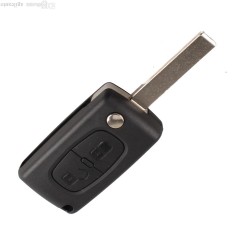 CITROEN КОРПУС ЗА СГЪВАЕМ КЛЮЧ С 2 БУТОНА И КЛИПС HU83