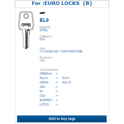 EL9 (EURO LOCKS)