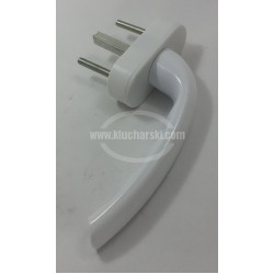 БЯЛА ДРЪЖКА ЗА ПВЦ ПРОЗОРЕЦ