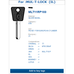 MLT11RLP (MUL-T-LOCK) 7X7
