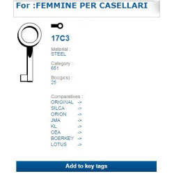 17C3 (FEMMINE PER CASELLARI)