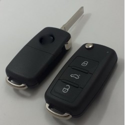 КОРПУС ЗА КЛЮЧ НА VW CADDY GOLF SEAT SKODA  С ЩИФТ
